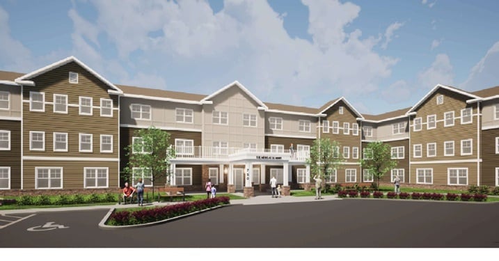 The Mews at St Mary's in Williamstown, NJ - Foto de edificio