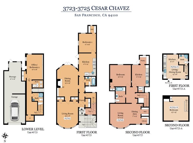 3723-3725 Cesar Chavez in San Francisco, CA - Building Photo - Building Photo