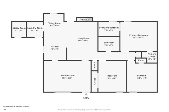 610 Merrymont Dr in Martinez, GA - Building Photo - Building Photo