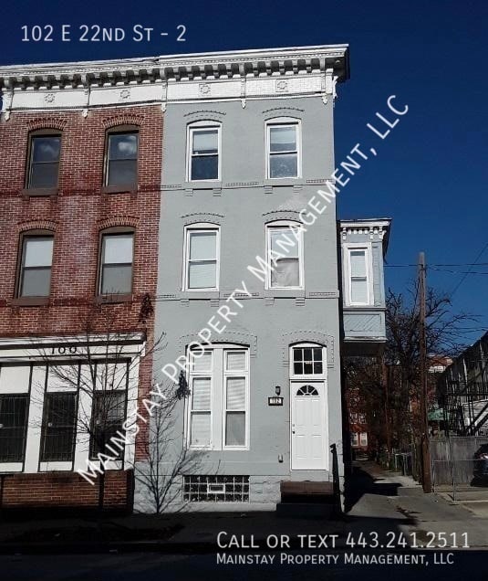 102 E 22nd St in Baltimore, MD - Building Photo - Building Photo
