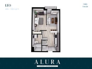 Alura Apartments at Discovery Park in Lee's Summit, MO - Foto de edificio - Floor Plan