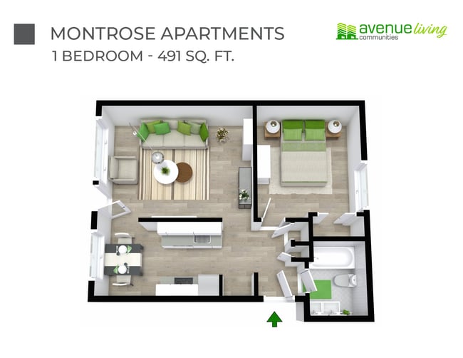 Montrose Apartments in Edmonton, AB - Building Photo - Floor Plan