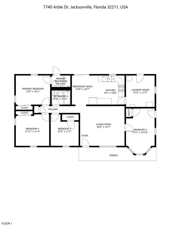 7740 Arble Dr in Jacksonville, FL - Building Photo - Building Photo