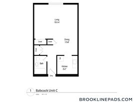 230 Babcock St, Unit 1C in Brookline, MA - Building Photo