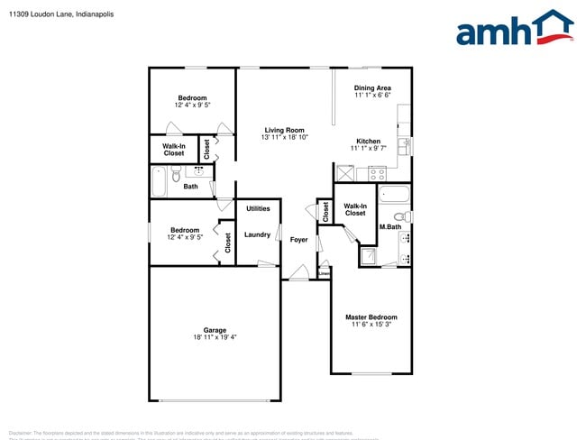 11309 Loudon Ln in Indianapolis, IN - Foto de edificio - Building Photo