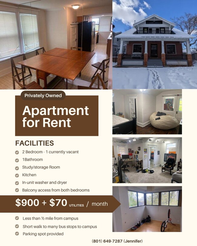 316 S Douglas St, Unit B in Salt Lake City, UT - Foto de edificio - Building Photo