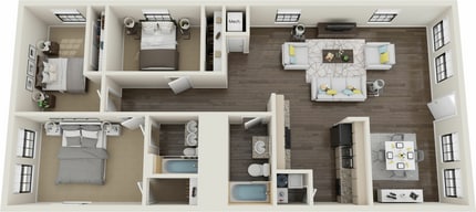 Brazos Flats in Bryan, TX - Building Photo - Floor Plan
