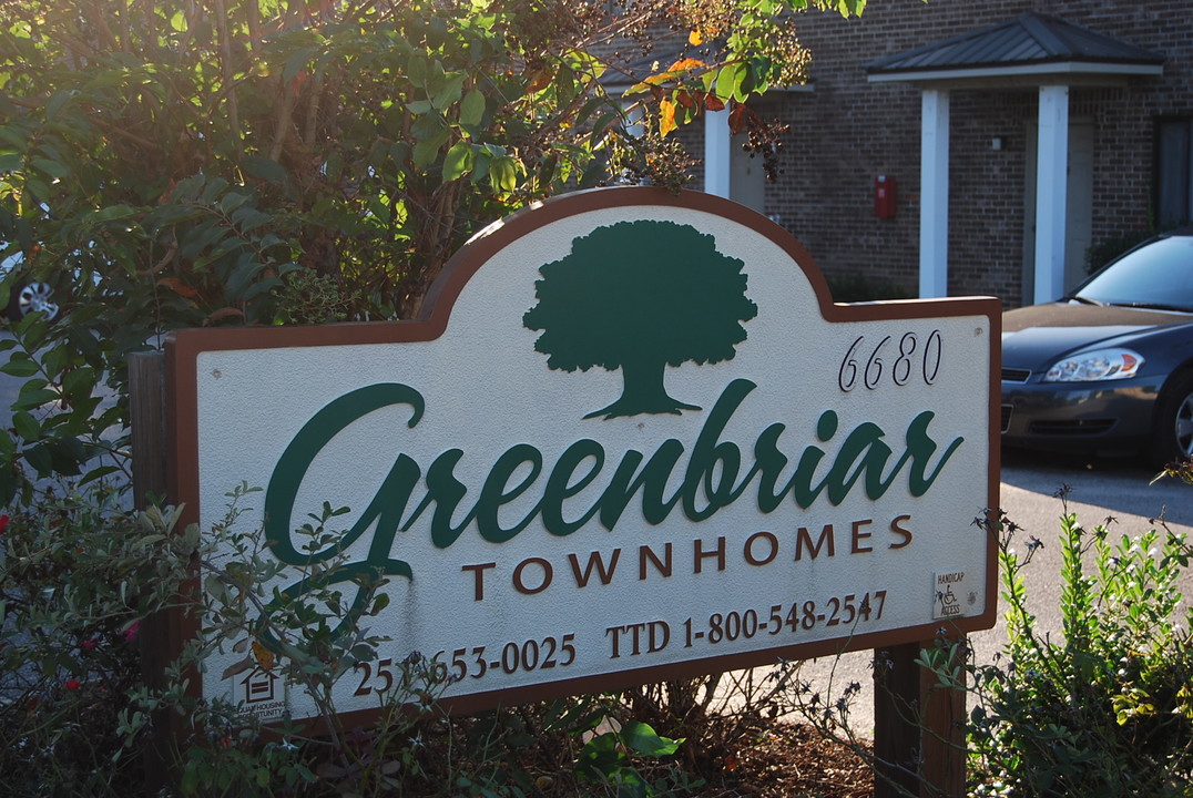 Greenbriar Townhomes in Theodore, AL - Building Photo