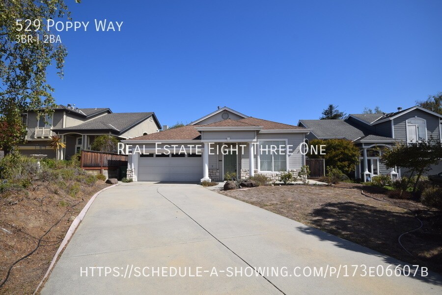 529 Poppy Way in Aptos, CA - Building Photo
