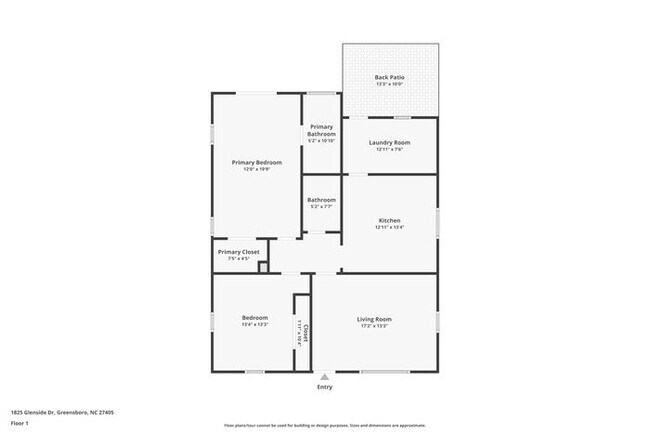 1825 Glenside Dr in Greensboro, NC - Foto de edificio - Building Photo