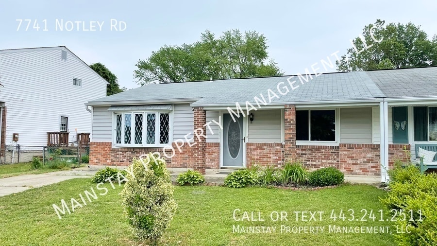 7741 Notley Rd in Pasadena, MD - Building Photo