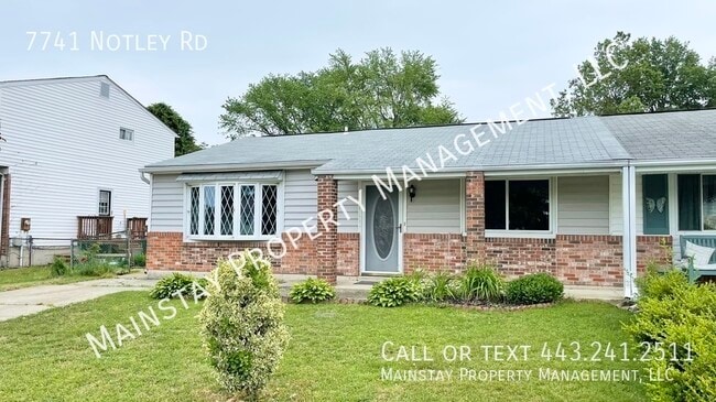 property at 7741 Notley Rd