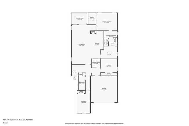 19953 W Madison St in Buckeye, AZ - Foto de edificio - Building Photo