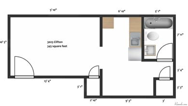 Clifton 3025 in Cincinnati, OH - Building Photo - Interior Photo