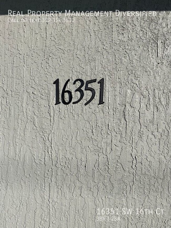 property at 16351 SW 16th Ct