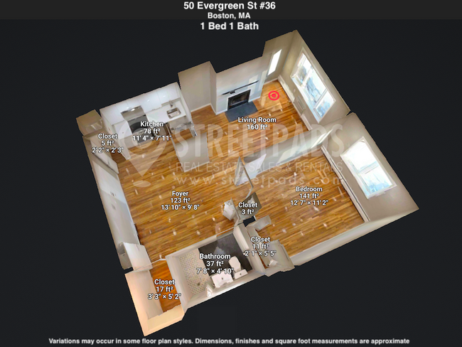 property at 50 Evergreen St