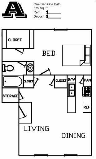 Windcrest On Windview in Houston, TX - Foto de edificio - Floor Plan