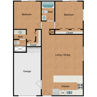 Avery Place Villas in Orlando, FL - Foto de edificio - Floor Plan