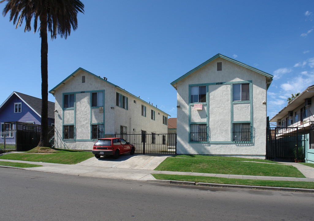 4054 Chamoune Ave in San Diego, CA - Foto de edificio