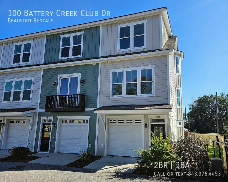 100 Battery Crk Clb Dr in Beaufort, SC - Building Photo