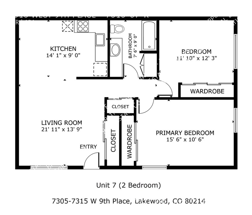 7315 W 9th Pl in Lakewood, CO - Building Photo