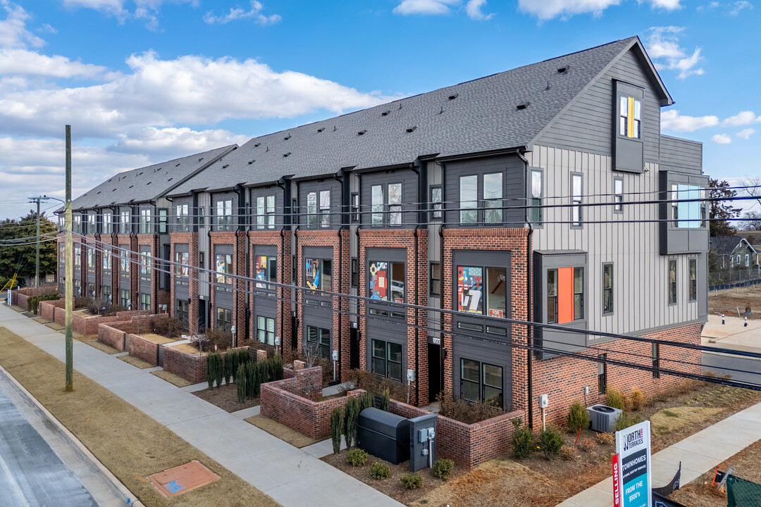 North End Terraces in Charlotte, NC - Building Photo