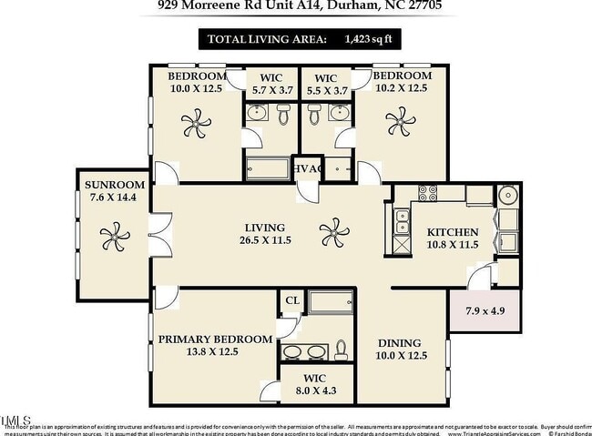 property at 929 Morreene Rd