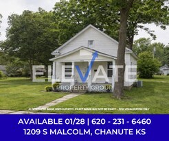 1209 S Malcolm Ave in Chanute, KS - Building Photo