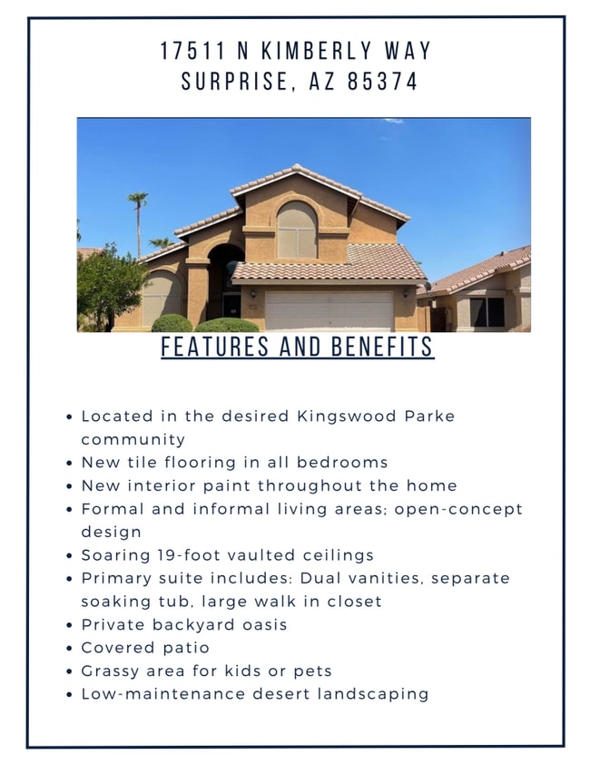 17511 N Kimberly Way in Surprise, AZ - Building Photo - Building Photo