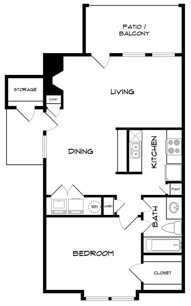 Courtyard Apartments and Mini Storage in Granbury, TX - Building Photo - Floor Plan