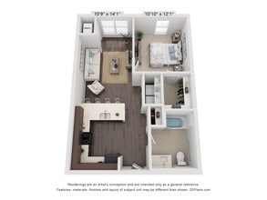 Reserve at Mott (55+ Community in Lufkin, TX - Foto de edificio - Floor Plan