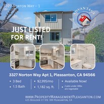 3327 Norton Way in Pleasanton, CA - Building Photo