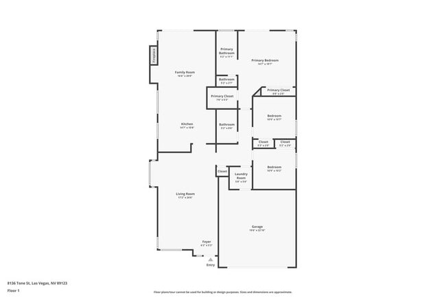 8136 Tone St in Las Vegas, NV - Foto de edificio - Building Photo