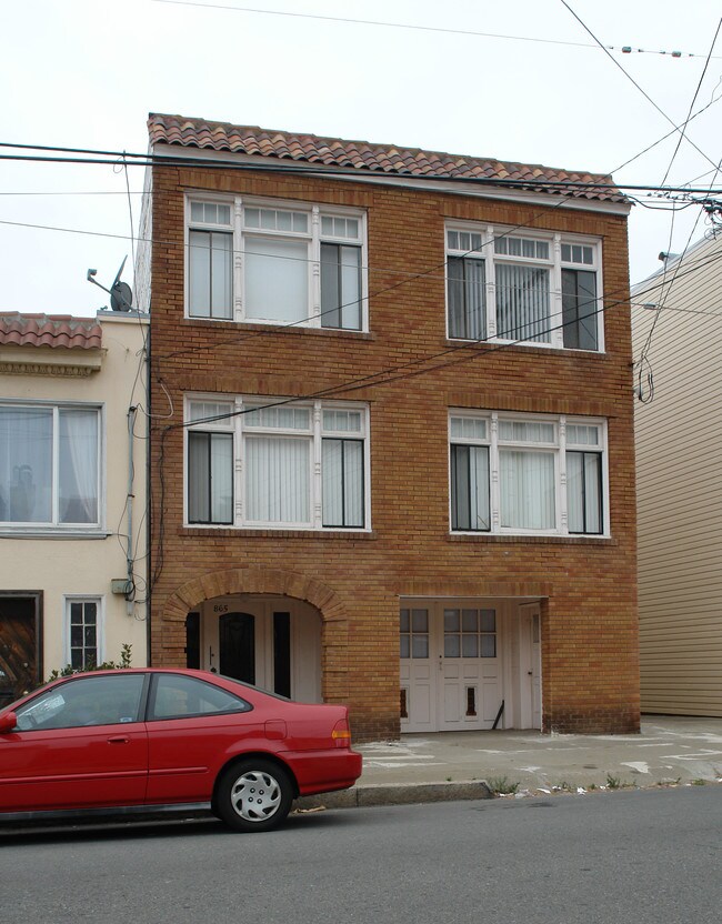 865 47th Ave in San Francisco, CA - Foto de edificio - Building Photo