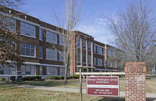 George Washington School Apartments in Kingsport, TN - Building Photo