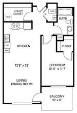 Haverhill on Clark in Ypsilanti, MI - Foto de edificio - Floor Plan