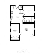 1901 W. 21st Pl. in Chicago, IL - Building Photo - Floor Plan