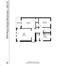 2530 N Kedzie Blvd, Unit 3W in Chicago, IL - Building Photo - Building Photo