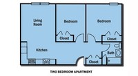 Port Watson Commons Apartments in Cortland, NY - Foto de edificio - Floor Plan