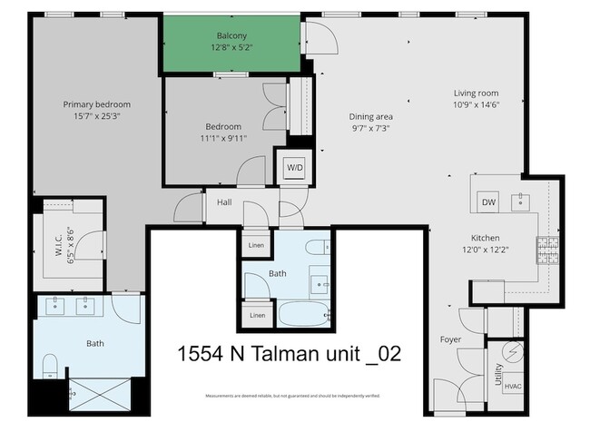 1554 N Talman Ave, Unit 402 in Chicago, IL - Foto de edificio - Building Photo