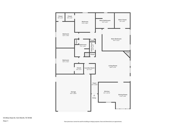 512 Blue Haze Dr in Fort Worth, TX - Foto de edificio - Building Photo