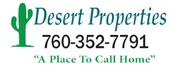 Property Management Company Logo Desert Properties