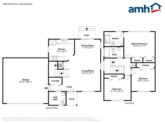1409 Keele Dr in Carpentersville, IL - Foto de edificio - Building Photo