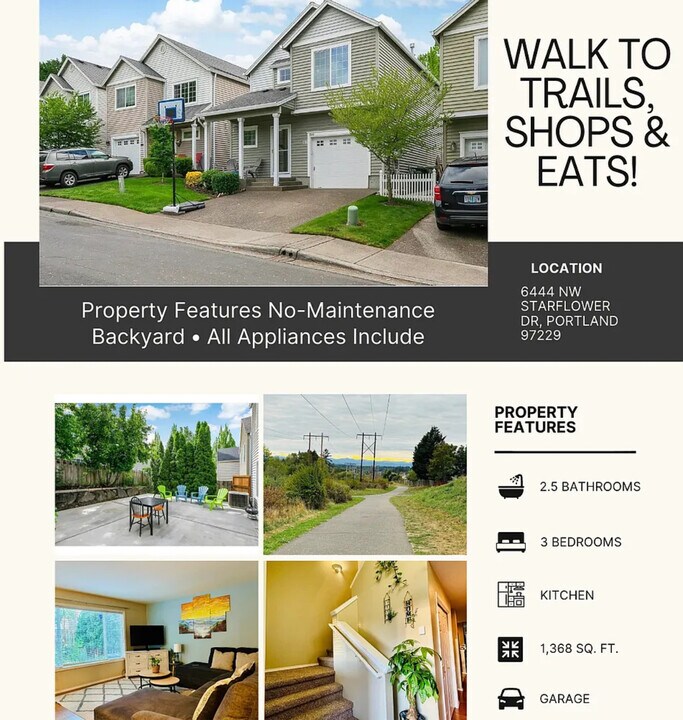 6444 NW Starflower Dr in Portland, OR - Building Photo