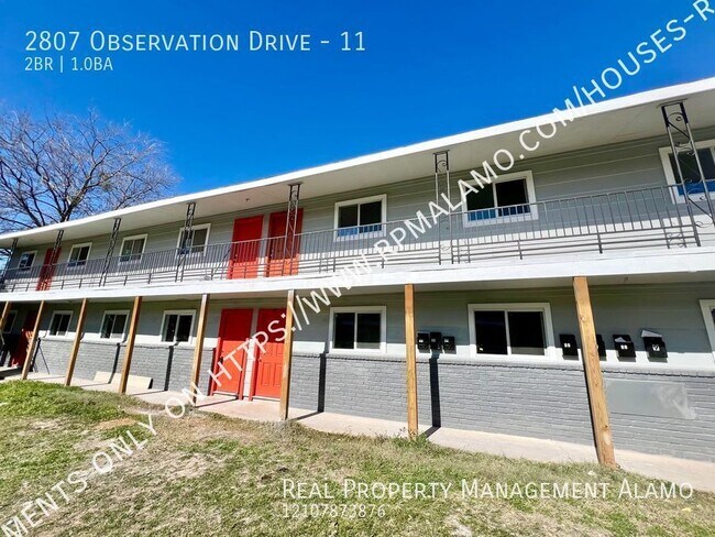 2807 Observation Dr-Unit -11 in San Antonio, TX - Building Photo - Building Photo