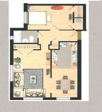 College Court Condominiums in Indianapolis, IN - Building Photo - Floor Plan