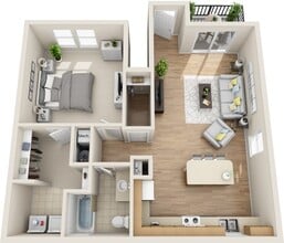 Monarch Crossing in Columbus, IN - Foto de edificio - Floor Plan