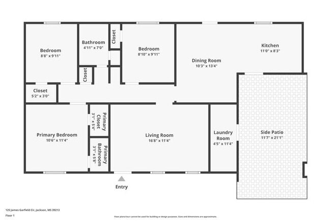 125 James Garfield Cir in Jackson, MS - Foto de edificio - Building Photo