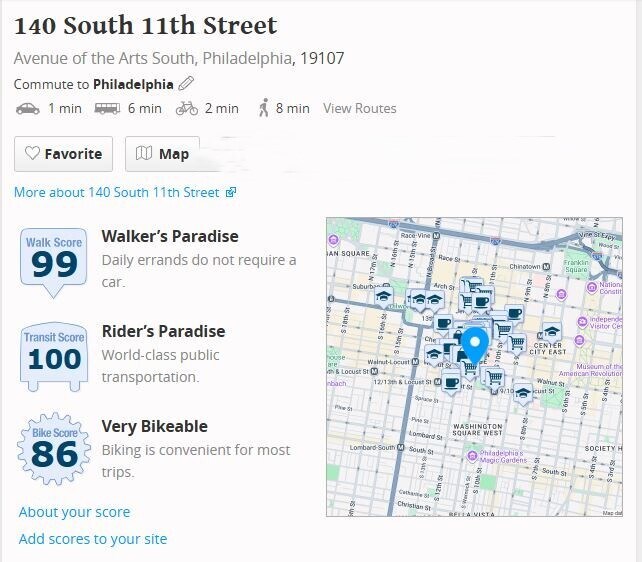 140 S 11th St, Unit 3 in Philadelphia, PA - Building Photo