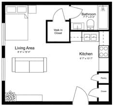 Ashbury Court in Dekalb, IL - Foto de edificio - Floor Plan
